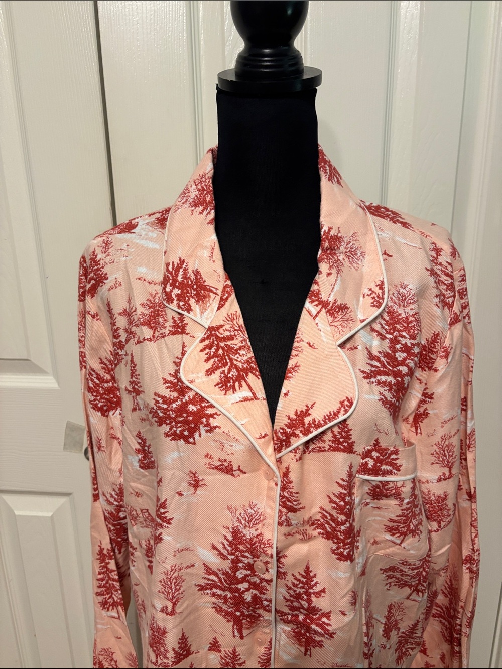 Nordstrom Cozy Cotton Blend Flannel Plus Pajama Set - Picture 4 of 13